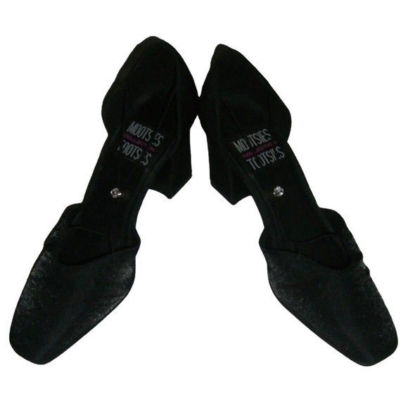 90's Vintage Mootsies Tootsies Collection Heels Rhinestone 7.5 Shoes Retro y2k - Picture 2 of 10